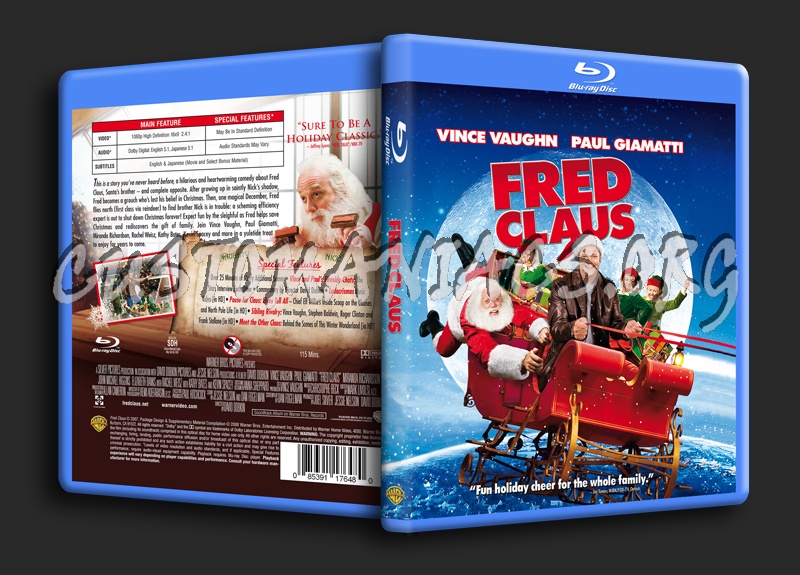Fred Claus blu-ray cover