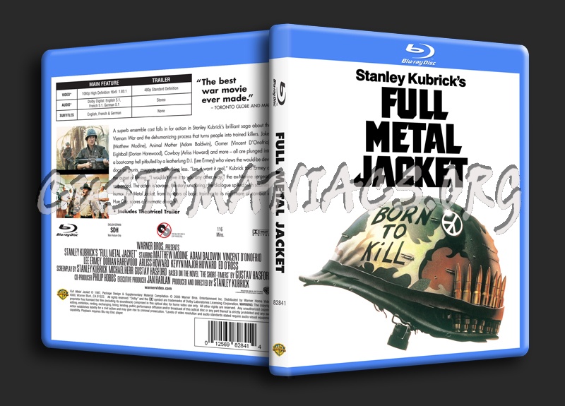 Full Metal Jacket blu-ray cover