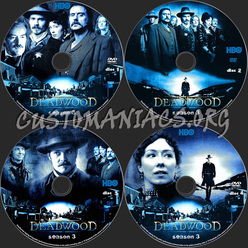 Deadwood Season 3 dvd label