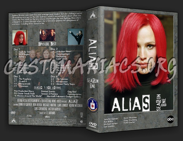 Alias Seasons 1-5 dvd cover