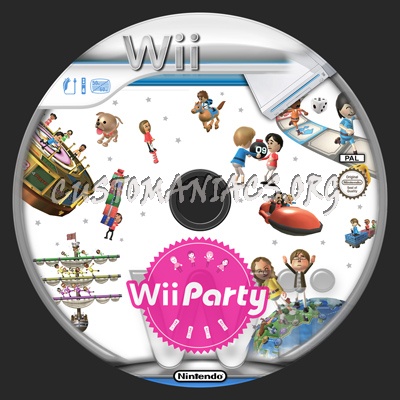 Wii Party dvd label