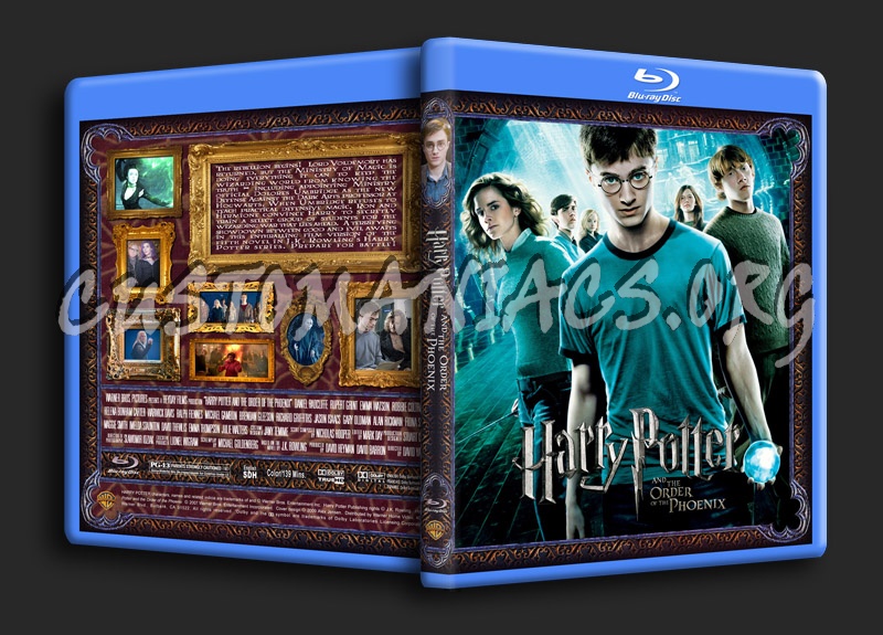 Harry Potter And The Order Of The Phoenix blu-ray cover