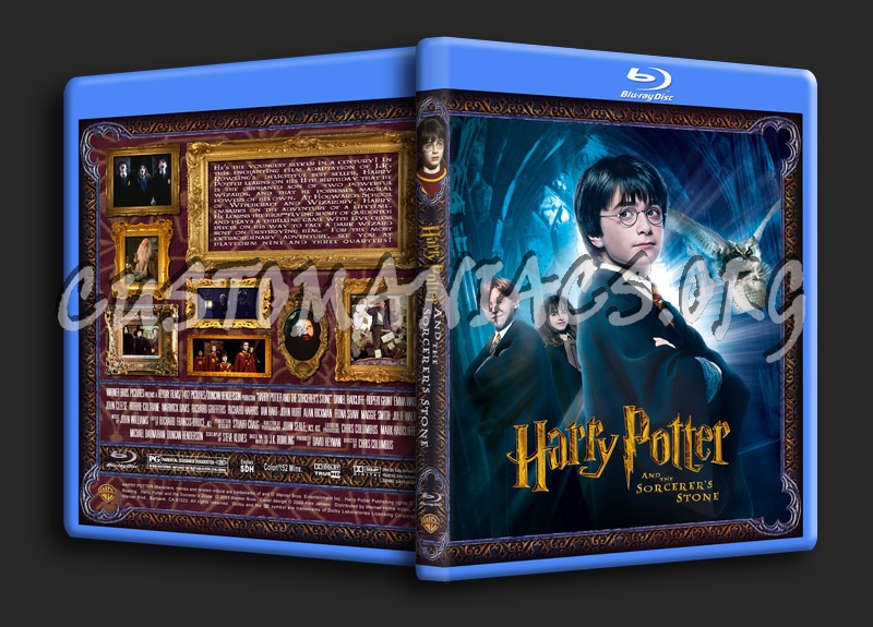 Harry Potter And The Sorcerer's Stone blu-ray cover