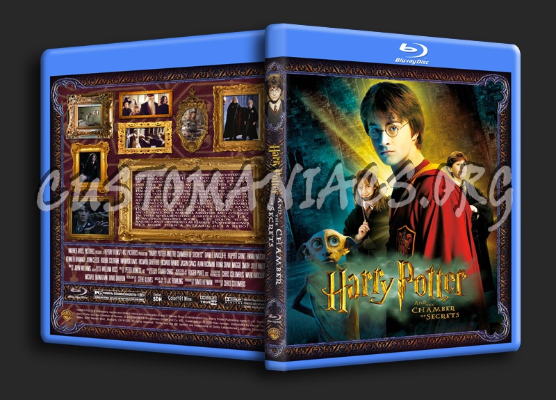 Harry Potter And The Chamber Of Secrets blu-ray cover