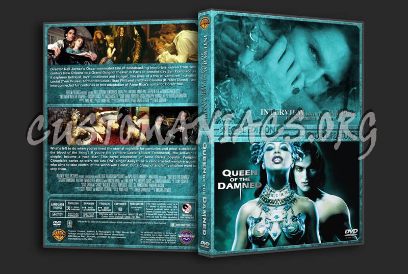 Interview with the Vampire / Queen of the Damned Double dvd cover