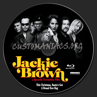 Jackie Brown blu-ray label