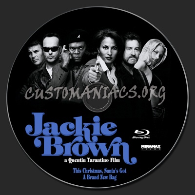Jackie Brown blu-ray label
