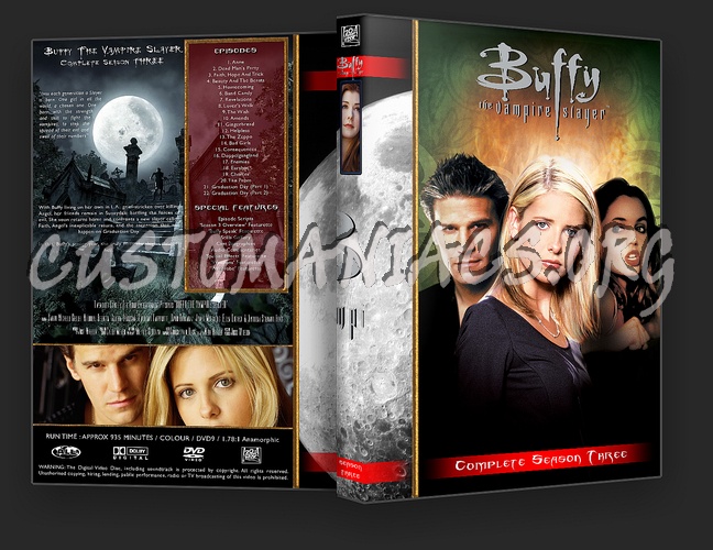 Buffy Complete Season 1-7 dvd cover