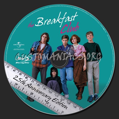 The Breakfast Club blu-ray label