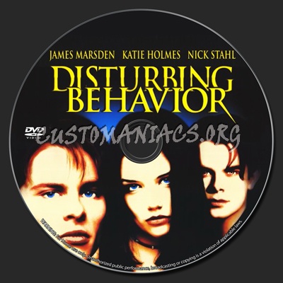 Disturbing Behavior dvd label