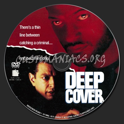 Deep Cover dvd label