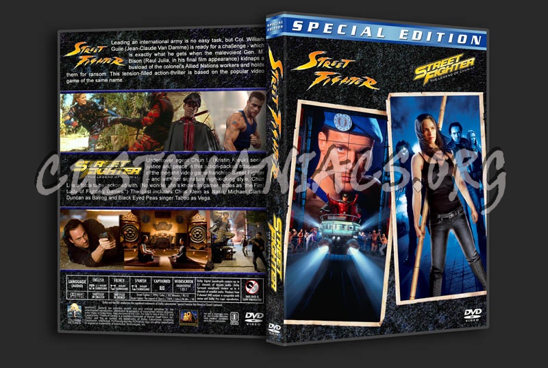 Street Fighter Double Feature dvd cover