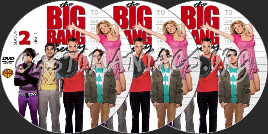 The Big Bang Theory: Season 2 dvd label