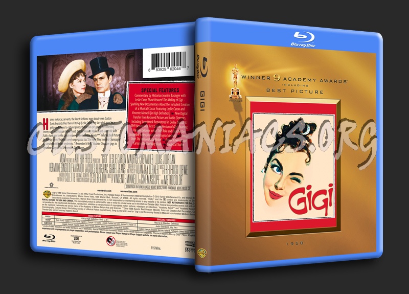 Gigi blu-ray cover