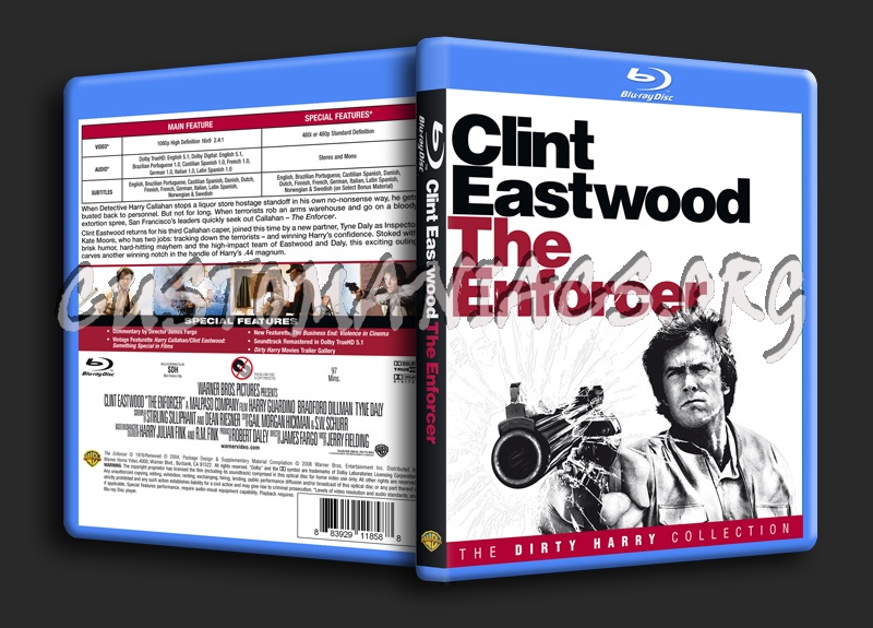 The Enforcer blu-ray cover