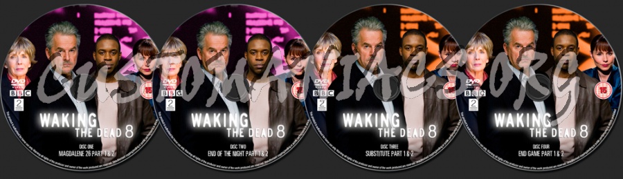 Waking the Dead Season 8 dvd label