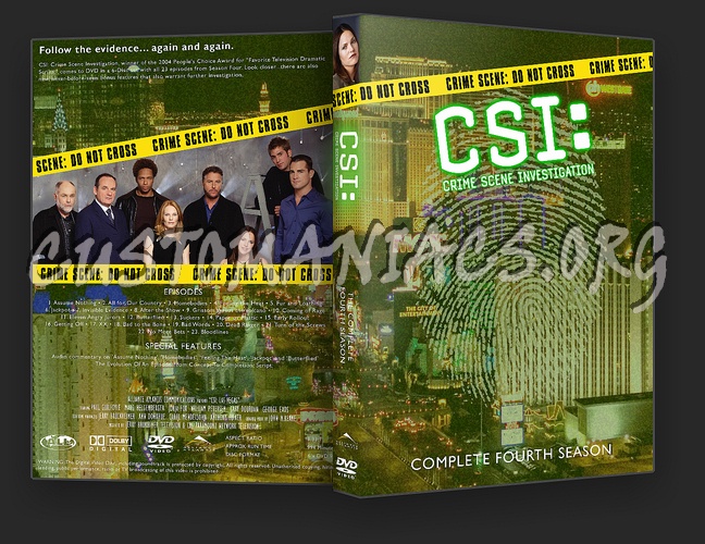 CSI Las Vegas Seasons 1 - 10 dvd cover