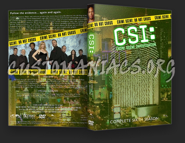 CSI Las Vegas Seasons 1 - 10 dvd cover