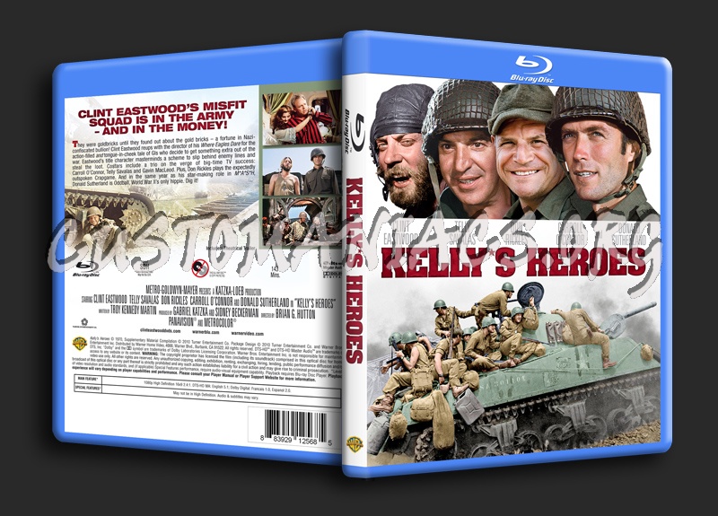 Kelly's Heroes blu-ray cover