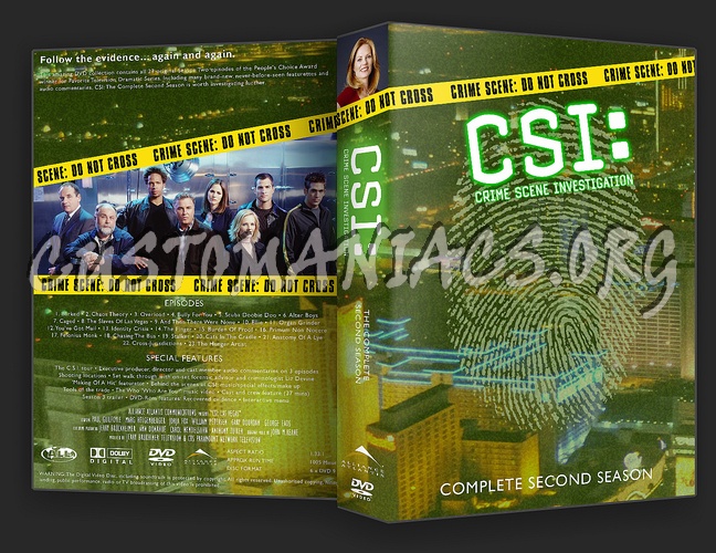 CSI Las Vegas Seasons 1 - 10 dvd cover