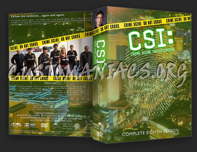 CSI Las Vegas Seasons 1 - 10 dvd cover