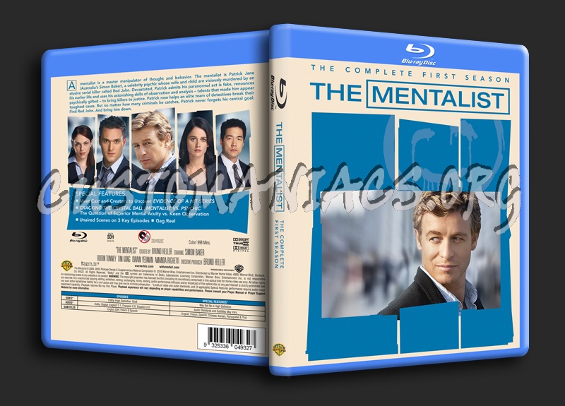 The Mentalist Season 1 blu-ray cover