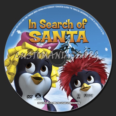 In Search of Santa (2004) dvd label