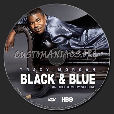Tracy Morgan Black & Blue dvd label
