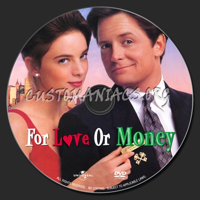 For Love Or Money dvd label - DVD Covers & Labels by Customaniacs, id ...