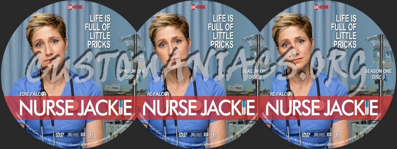 Nurse Jackie - Season 1 dvd label