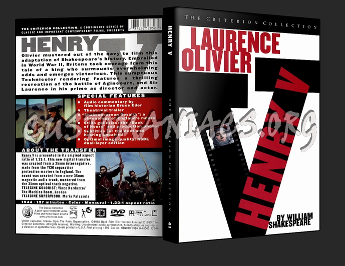 041 - Henry v dvd cover