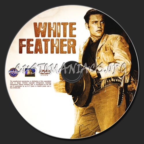 White Feather dvd label