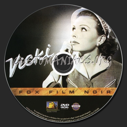 Vicki dvd label