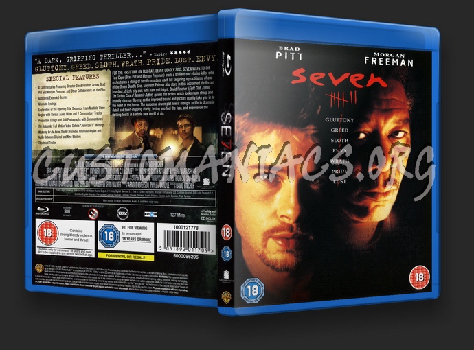 Seven / Se7en blu-ray cover