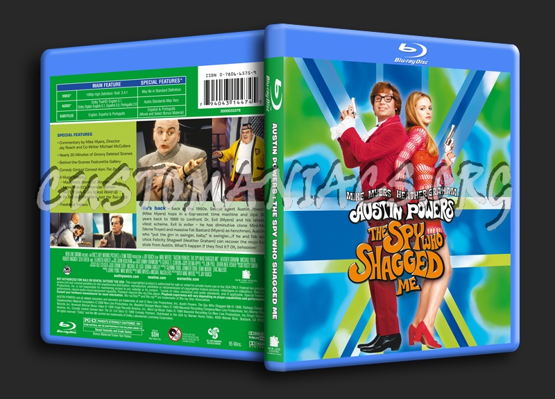 Austin Powers The Spy Who Shagged Me blu-ray cover