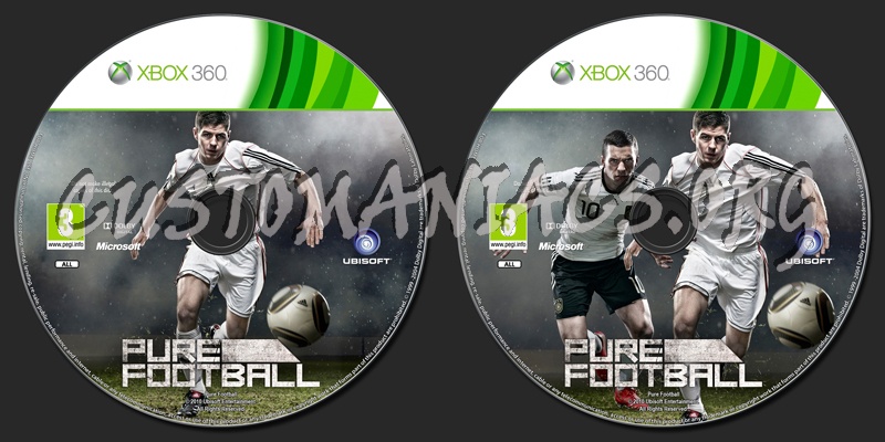 Pure Football dvd label