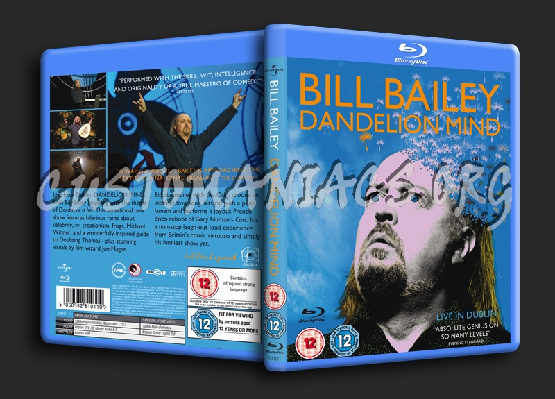 Bill Bailey Dandelion Mind blu-ray cover