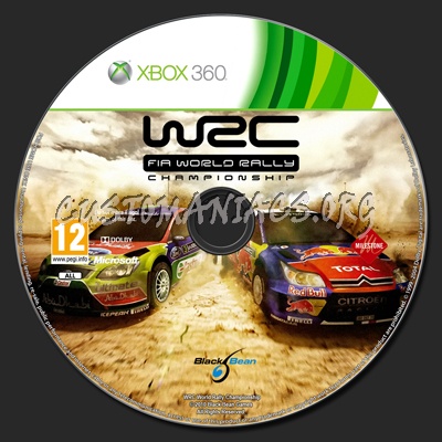 WRC: FIA World Rally Championship dvd label