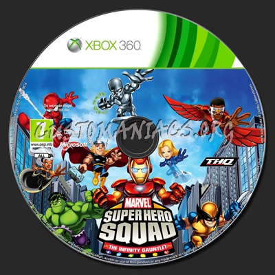 Marvel Super Hero Squad: The Infinity Gauntlet dvd label
