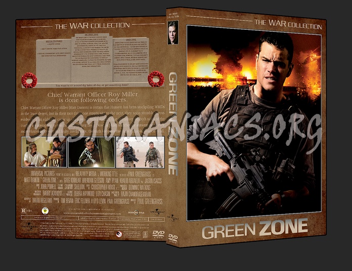 War Collection Green Zone dvd cover