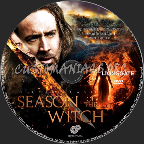 Season of the Witch dvd label