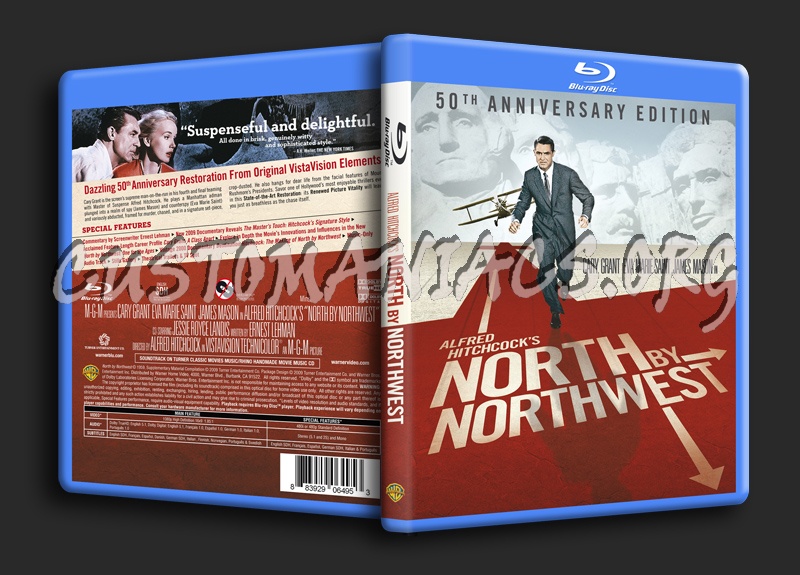 North By Northwest blu-ray cover