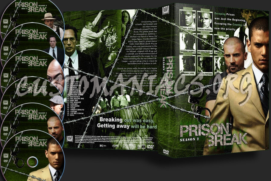 Prison Break Season 2 dvd cover