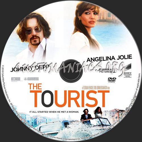 The Tourist dvd label