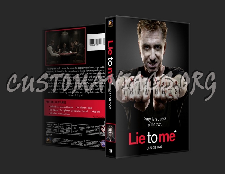 Lie To Me - Season 2 dvd cover