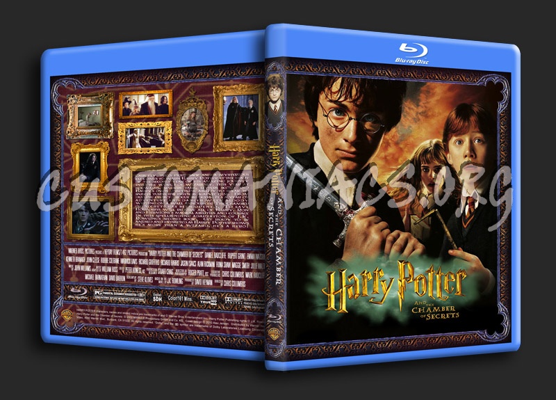 Harry Potter And The Chamber Of Secrets blu-ray cover