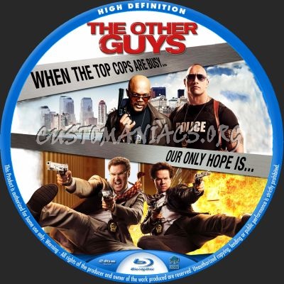 The Other Guys blu-ray label