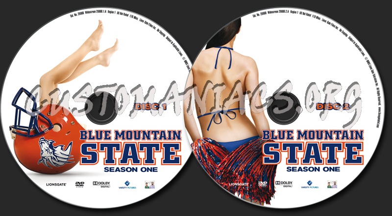 Blue Mountain State Season 1 dvd label