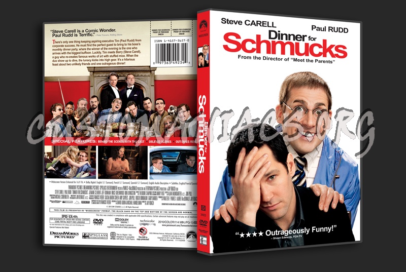 Dinner For Schmucks dvd cover