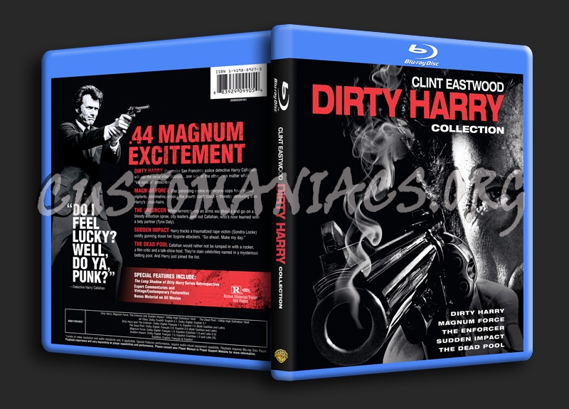 Dirty Harry Collection blu-ray cover